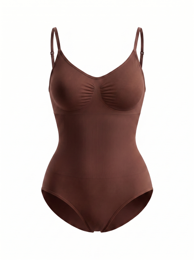 Brąz - body modelujące, front na wieszaku produktowym